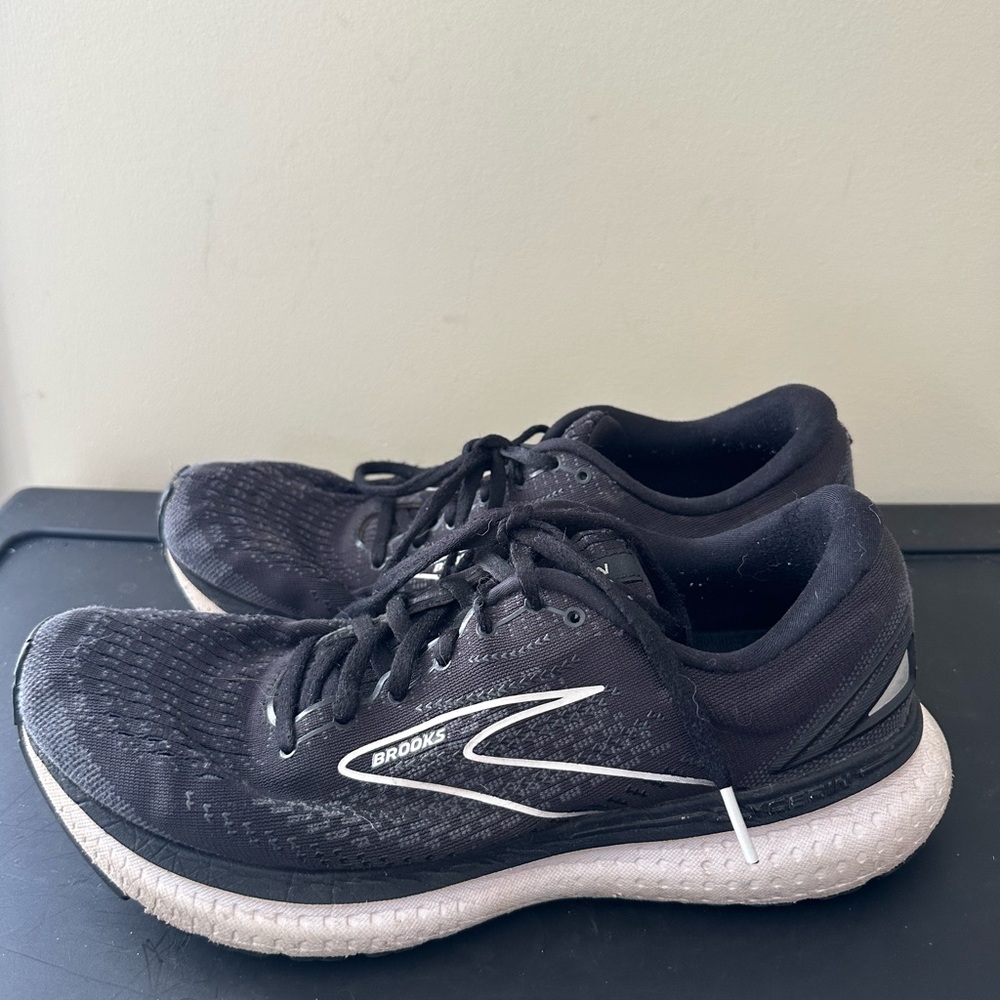 Brooks Womens Glycerin 19 1203431B068 Black Running Shoes Sneakers Size 10.5B
